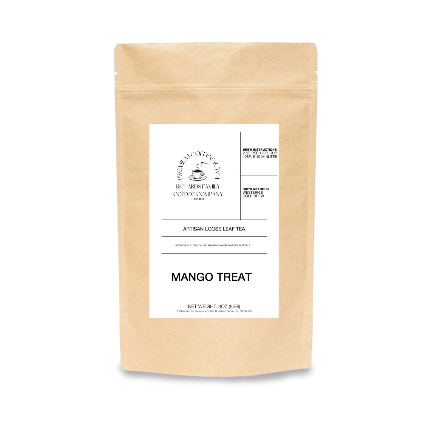 Mango Treat Tea - Sweet and Smooth