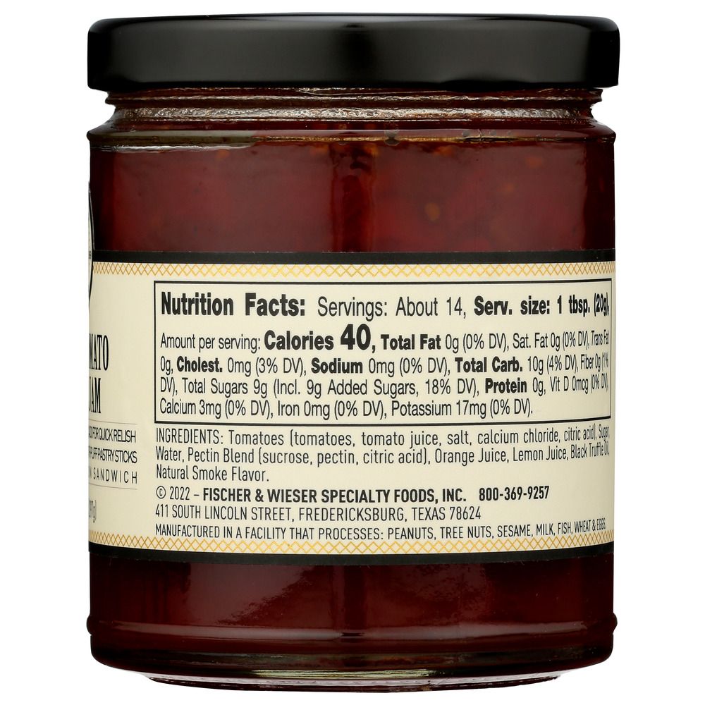 FISCHER & WIESER: Smoked Tomato Truffle Jam, 10.9 oz