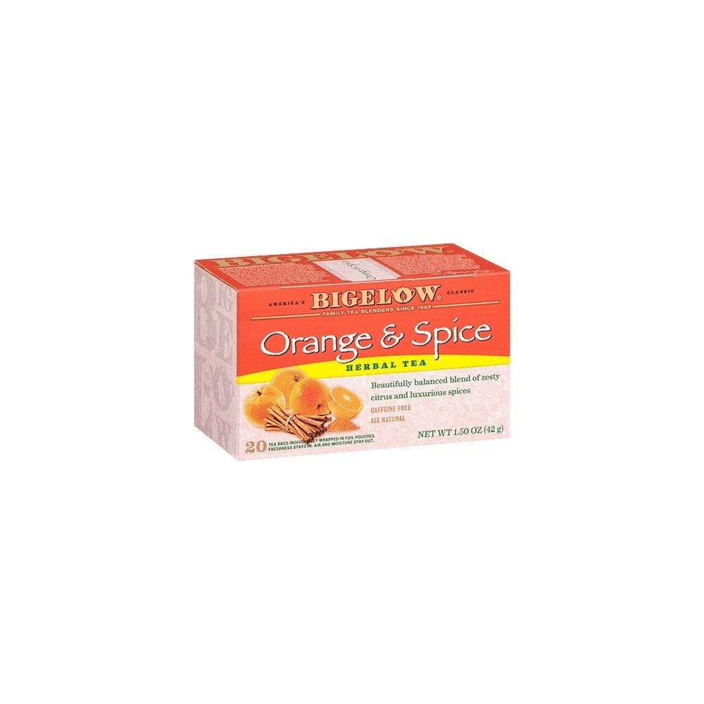 BIGELOW: Tea Orange and Spice 20 Bags, 1.5 oz