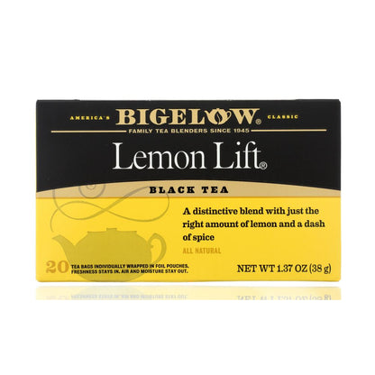 BIGELOW: Black Tea Lemon Lift, 20 Tea Bags