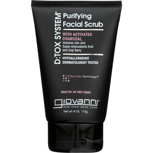 GIOVANNI COSMETICS: D:tox System Purifying Facial Scrub Step 2, 4 oz