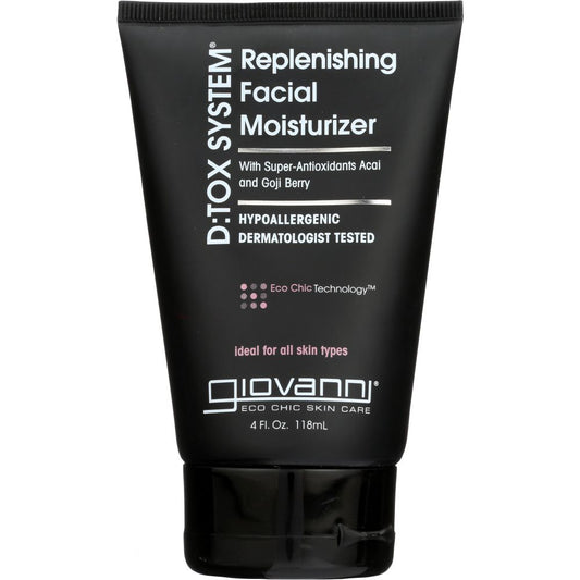 GIOVANNI COSMETICS: D:tox System Replenishing Facial Moisturizer Step 3, 4 oz