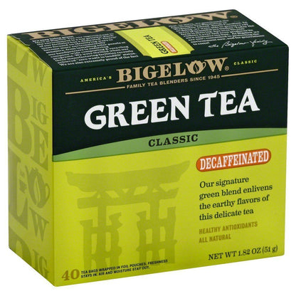BIGELOW: Green Tea Decaf 40 Bags, 1.82 oz