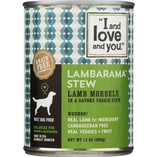 I&LOVE&YOU: Lamb-a-rama Stew Dog Food Can, 13 oz