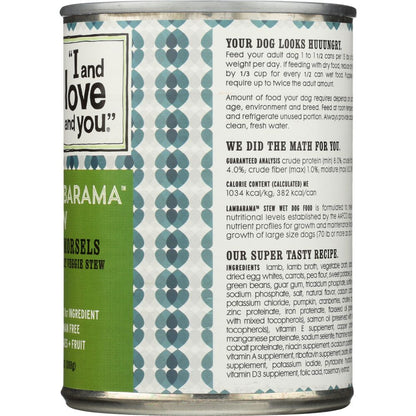 I&LOVE&YOU: Lamb-a-rama Stew Dog Food Can, 13 oz