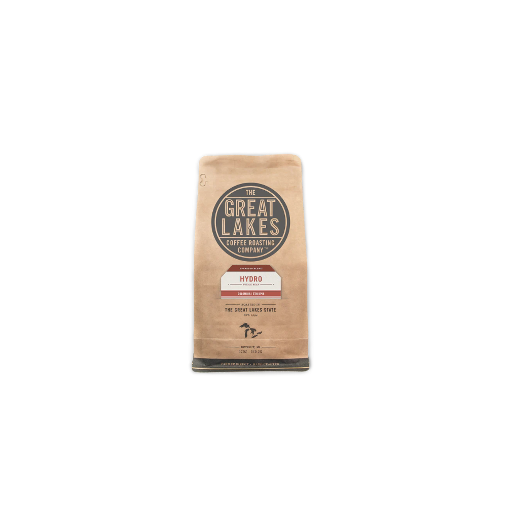 THE GREAT LAKES COFFEE ROASTING CO: Hydro Espresso Whole Bean Coffee, 12 oz