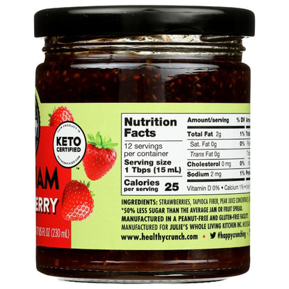 HEALTHY CRUNCH: Keto Strawberry Chia Jam, 7.77 oz