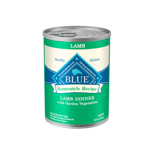 BLUE BUFFALO: Lamb Dinner With Garden Vegetables Adult Dog Food, 12.5 oz