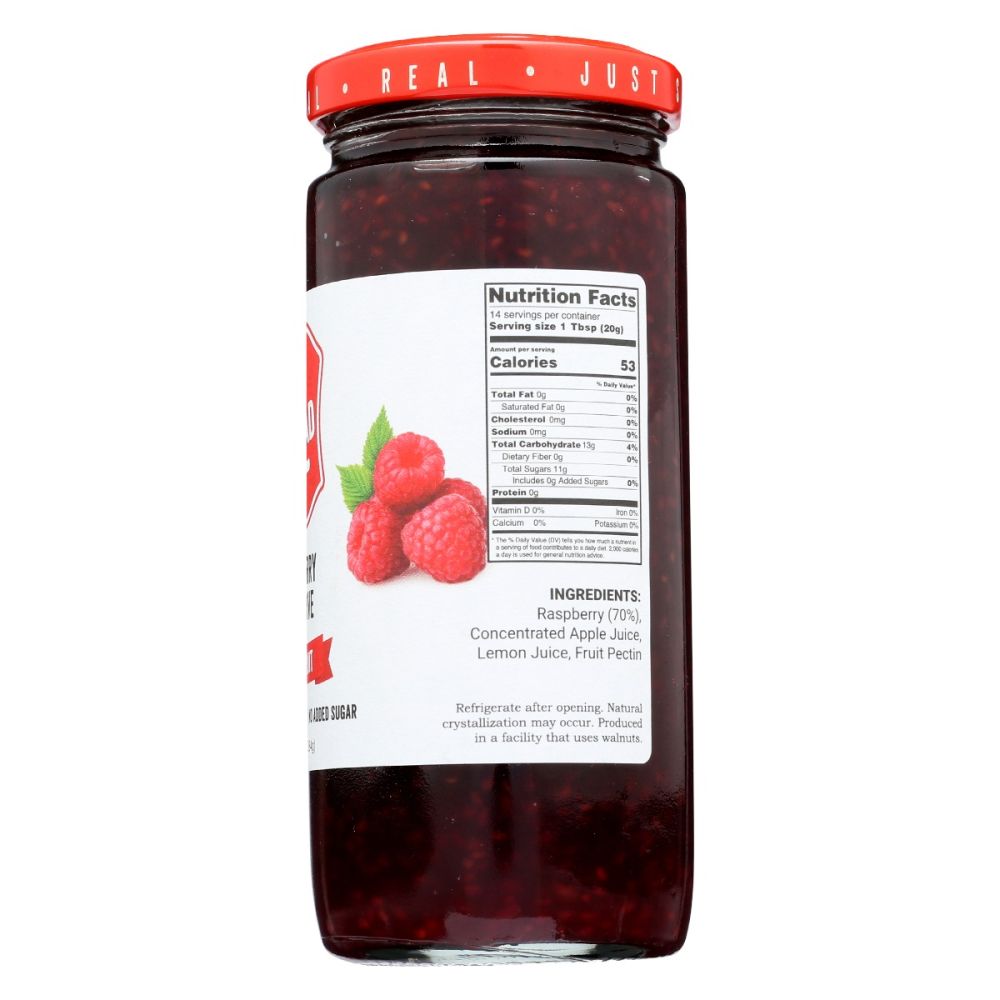 JUST SPREAD: Raspberry Fruit Preserve, 10 oz